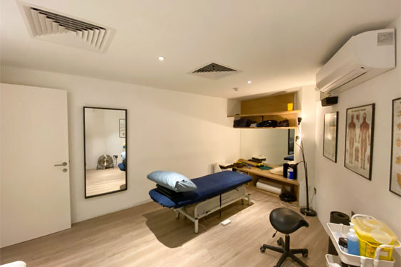 Patient Room of a Physiotherapy Clinic in Singapore