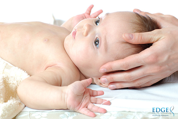  Infant undergoing osteopathy singapore