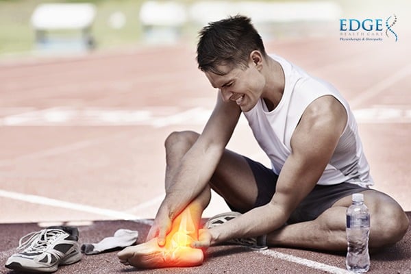 Athlete In Pain After Suffering An Injury While Playing Sports